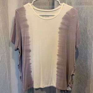 Soft & sexy purple and white tye dye t shirt